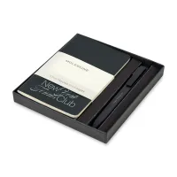 Moleskine Pocket Cahier and GO Pen Gift Set - Black