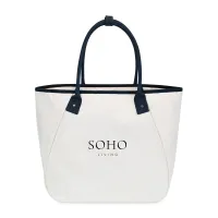 Market Street Tapered Carryall Tote - Navy