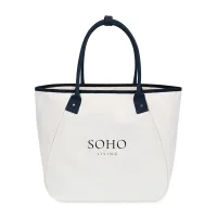 Market Street Tapered Carryall Tote - Navy