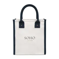 Petite Market Street Tote - Navy
