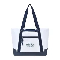 Harborside Medium Boat Bag - White