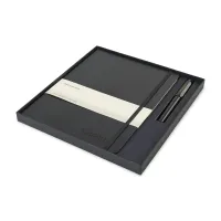 Moleskine X-Large Notebook and Kaweco Pen Gift Set - Black