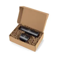 MiiR Wide Mouth Bottle & Camp Cup Gift Set - Black Powder