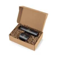 MiiR Wide Mouth Bottle & Camp Cup Gift Set - Black Powder