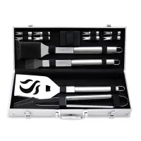Cuisinart Outdoors® 14 Piece Deluxe Grill Tool Set - Stainless Steel