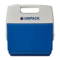 Igloo Playmate Pal 7 Qt Cooler - White-Majestic Blue