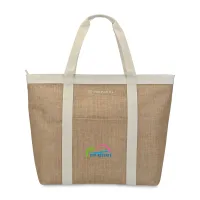 KEEPCOOL Nairobi Jute Shopper Cooler - Natural
