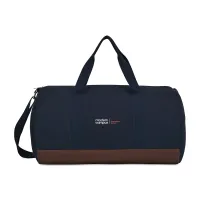 Ivy Recycled Cotton Barrel Duffel - AWARE - Navy
