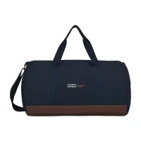 Ivy Recycled Cotton Barrel Duffel - AWARE - Navy