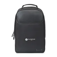 Travis & Wells Lennox Recycled Nylon Laptop Backpack - Black