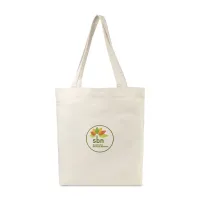 Recycled Cotton Gusset Bottom Tote - AWARE - Natural