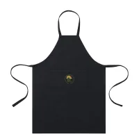 Recycled Cotton Bib Front Apron - AWARE - Black