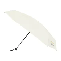 Elements 39" Recycled rPET Manual Mini Folding Umbrella - Cream