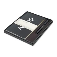 Moleskine Large Volant and GO Pen Gift Set - Black
