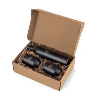 MiiR Wine Bottle & Tumbler Gift Set - Black Powder