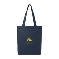 Recycled Cotton Gusset Bottom Tote - AWARE - Indigo Denim