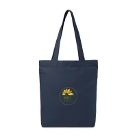 Recycled Cotton Gusset Bottom Tote - AWARE - Indigo Denim