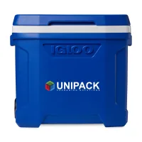 Igloo Profile II 28 Qt Roller Cooler - White-Majestic Blue