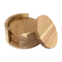 La Cuisine™ Coaster Set - Wood