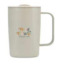 Aviana™ Rowan Recycled Stainless Steel Mug - 15 Oz. - Taupe