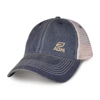 Merrimack Hat Co. Austin Vintage Trucker - Navy-Tan