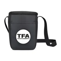 Arlo Recycled rPET 6 Can Lunch Cooler - Black