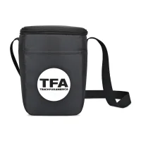 Arlo Recycled rPET 6 Can Lunch Cooler - Black