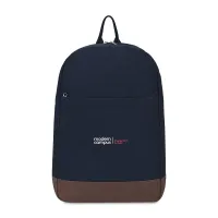 Ivy Recycled Cotton Laptop Backpack - AWARE - Navy
