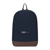 Ivy Recycled Cotton Laptop Backpack - AWARE - Navy