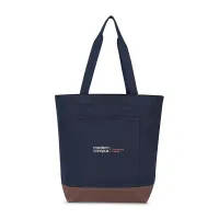 Ivy Recycled Cotton Tote - AWARE - Navy