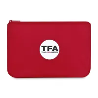 Arlo Recycled rPET Zippered Pouch - Red