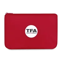 Arlo Recycled rPET Zippered Pouch - Red