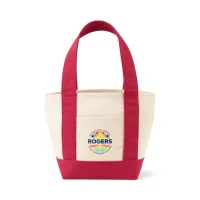 Petite Canvas Tote - Red