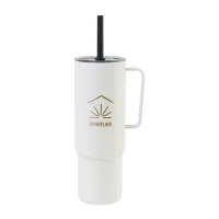 MiiR All Day Straw Cup - 32 Oz. - White Powder