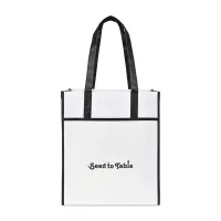 Harlow Laminated Recycled Non-Woven Shopper - Black