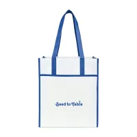 Harlow Laminated Recycled Non-Woven Shopper - Royal Blue