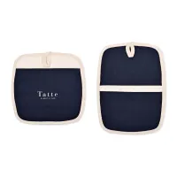 La Cuisine™ Potholder Hot Pad Set - Navy
