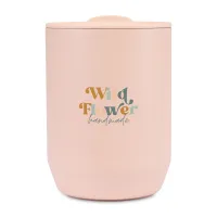 Aviana™ Rowan Recycled Stainless Steel Wine Tumbler - 15 Oz. - Light Peach