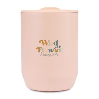 Aviana™ Rowan Recycled Stainless Steel Wine Tumbler - 15 Oz. - Light Peach