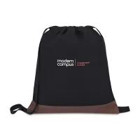 Ivy Recycled Cotton Cinchpack - AWARE - Black