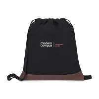 Ivy Recycled Cotton Cinchpack - AWARE - Black