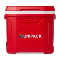 Igloo Profile II 28 Qt Roller Cooler - White-Red Star