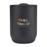 Aviana™ Rowan Recycled Stainless Steel Wine Tumbler - 15 Oz. - Black