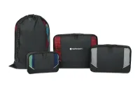 American Tourister Zoom Turbo rPET 4 Piece Packing Cube Set - Black
