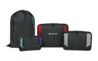 American Tourister Zoom Turbo rPET 4 Piece Packing Cube Set - Black