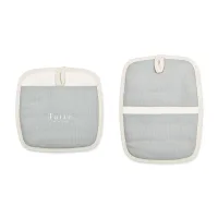 La Cuisine™ Potholder Hot Pad Set - Grey