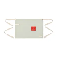 La Cuisine™ Recycled Cotton Bistro Apron - AWARE™ - Light Grey