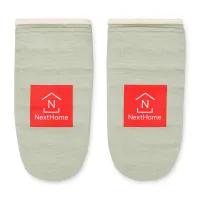 La Cuisine™ Recycled Cotton Oven Mitt Set - AWARE™ - Light Grey