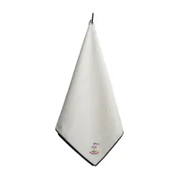 Ahead Microfiber Golf Towel - White-Black