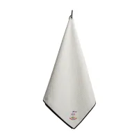 Ahead Microfiber Golf Towel - White-Black